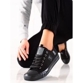 Damen Big Star Turnschuhe JJ274257 schwarz 1