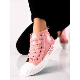 High-Top-Turnschuhe für Damen Big Star JJ274382 rosa 2