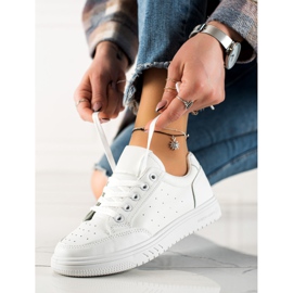 G2G/Good To Great Weiße Sportschuhe mit Öko-Leder 1