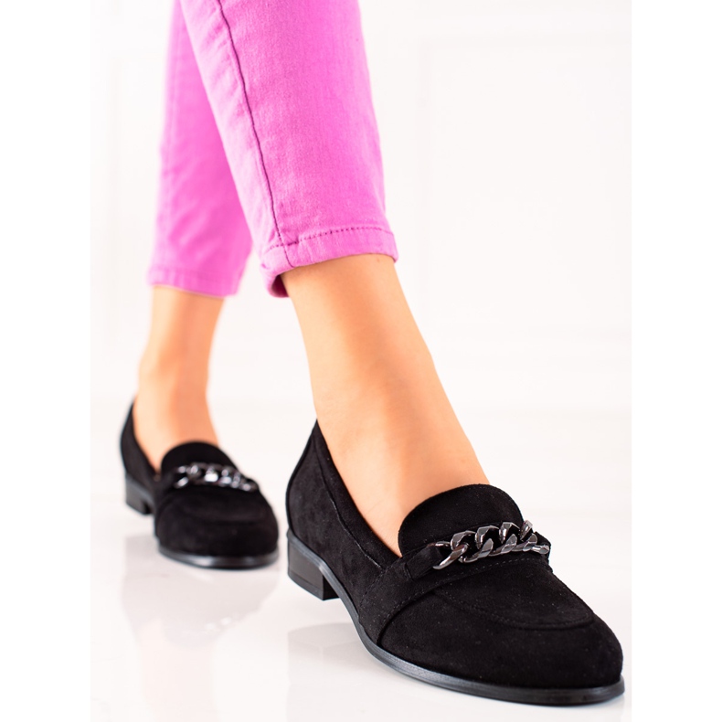 Elegante Schuhe VINCEZA Halbschuhe schwarz 2