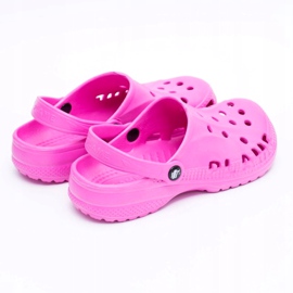 Flameshoes Damen Hausschuhe Pink Light Crocs Eva rosa 2