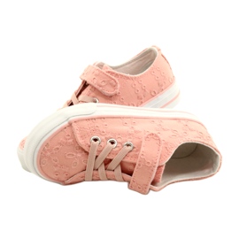 Spitzen-Klettverschluss-Sneaker Atletico WY21452 Rosa 4
