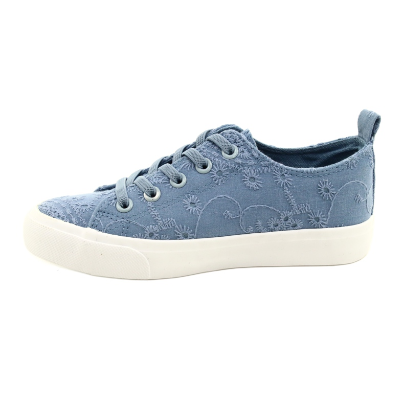 Spitzen-Sneakers Atletico WY20763 Blau 2