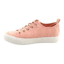 Atletico Mädchen Sneakers rutschten Spitze WY20763 Pink rosa 1