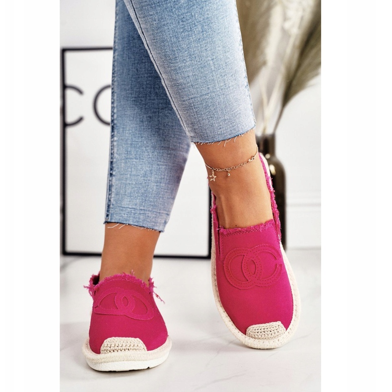 PS1 Classic Damen Espadrilles Fuchsia Flaure rosa 3