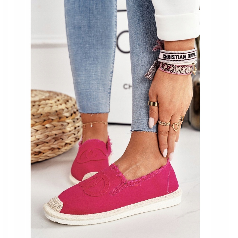 PS1 Classic Damen Espadrilles Fuchsia Flaure rosa 4