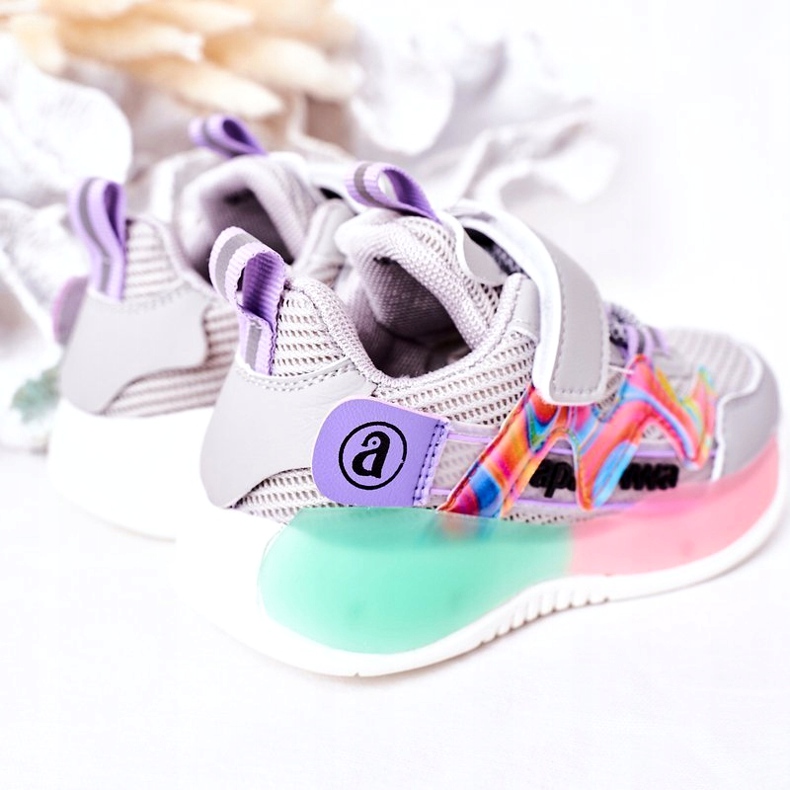 Apawwa Kinder Sportschuhe Sneakers Grau 5