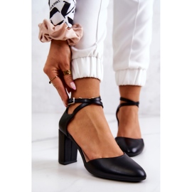 Pumps mit Schnalle Sergio Leone SK851 Schwarz 1