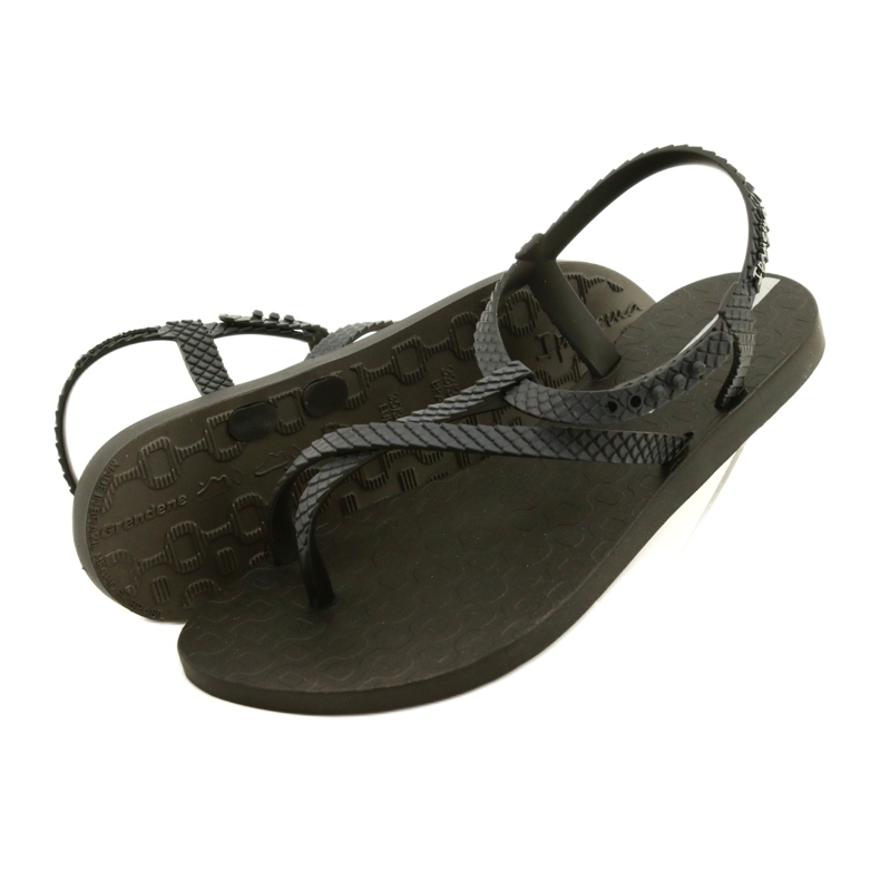 Sandalen Rzymianki Schwarz / Dunkelgrau Ipanema 82931 21122 4