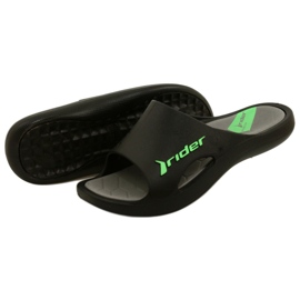 Herrenhausschuhe Rider BAY X AD 83060 23899 Schwarz / Grau / Grün 4