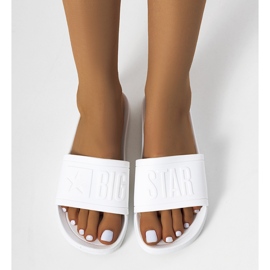 Weiße Damen Big Star DD274A268 Hausschuhe 1