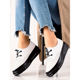 Leichte Vinceza-Schuhe weiß 1