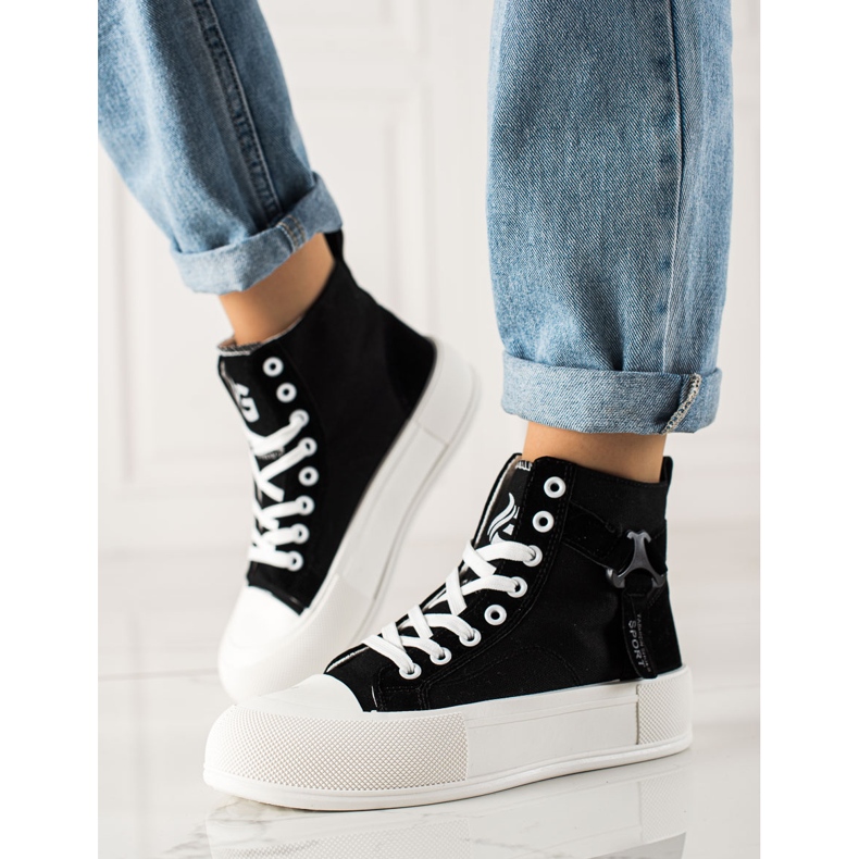 G2G/Good To Great Modische hohe Sneakers schwarz 1