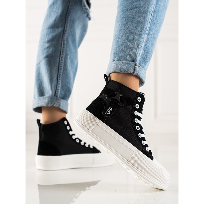 G2G/Good To Great Modische hohe Sneakers schwarz 2