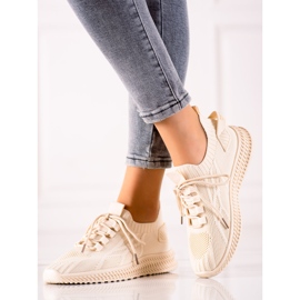 TRENDI Modische Sportschuhe beige 2