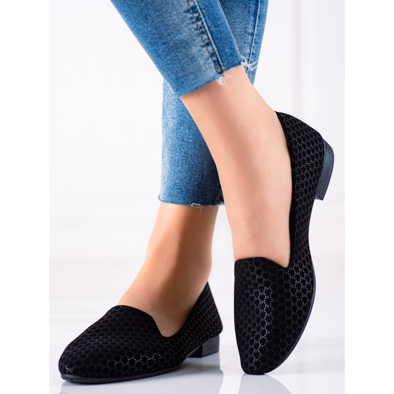 TRENDI Klassische Herren mit Muster schwarz 1