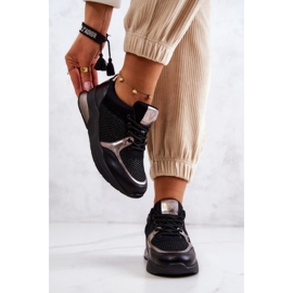 Vinceza Modische Sportschuhe Damen Sneakers Schwarz Danielle 1