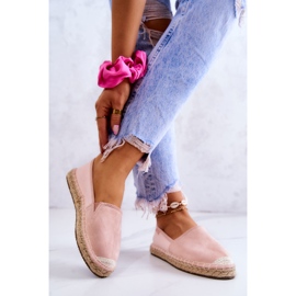 Klassische Damen-Espadrilles Big Star JJ274955 Pink rosa 2