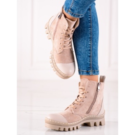 S. BARSKI Wildleder Trapper S.BARSKI beige 2