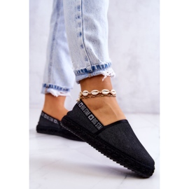 Espadrilles zum Hineinschlüpfen Big Star JJ274878 Schwarz 2