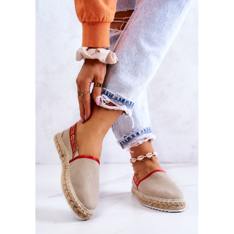 Espadrilles zum Hineinschlüpfen Big Star JJ274879 Beige 2