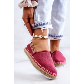 Espadrilles zum Hineinschlüpfen Big Star JJ274880 Dunkelrosa 1