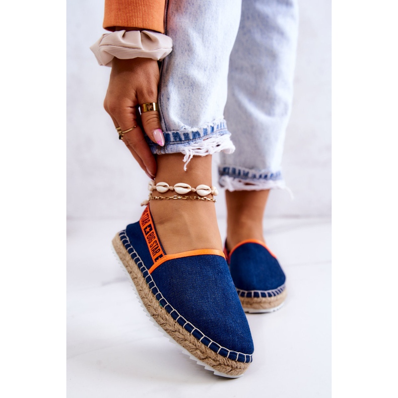 Espadrilles zum Hineinschlüpfen Big Star JJ274877 Marineblau 1