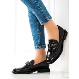 S. BARSKI Eleganter S.BARSKI Mokassin schwarz 1