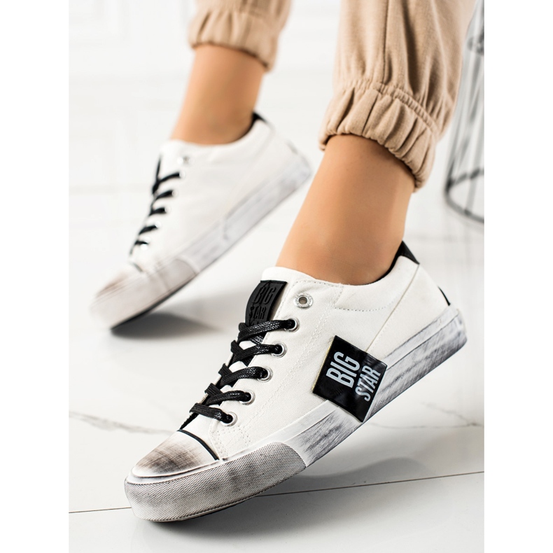 Damen Big Star Turnschuhe JJ274350 weiß 2