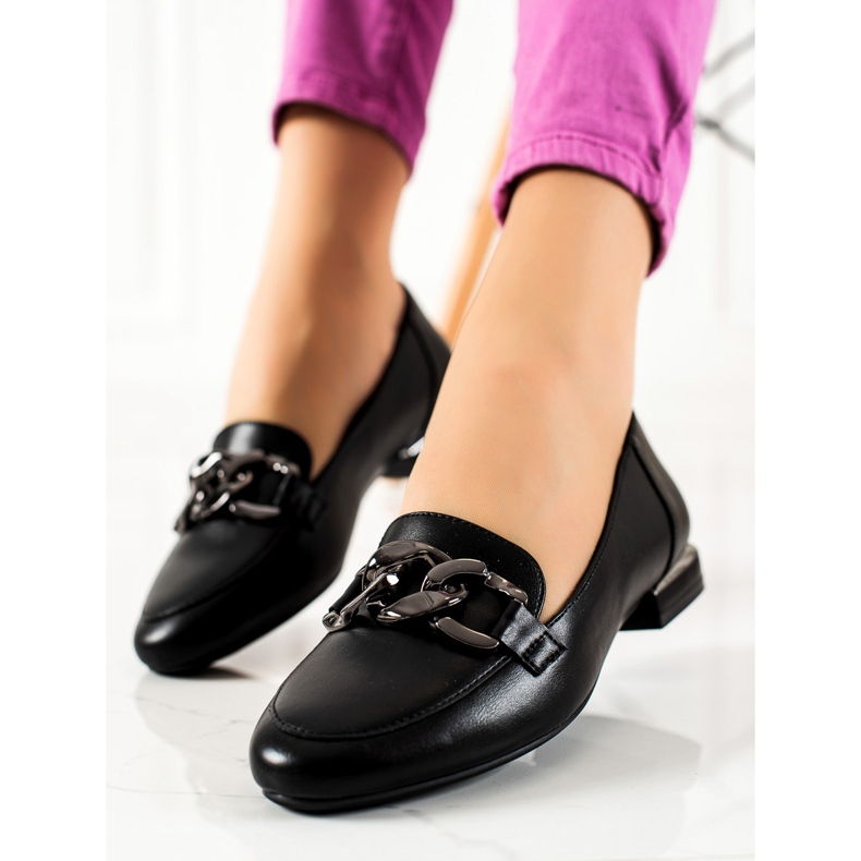 Stylische Loafer von Sergio Leone schwarz 2