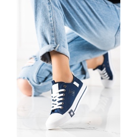 Damen Big Star Turnschuhe JJ274256 navy blau blau 1