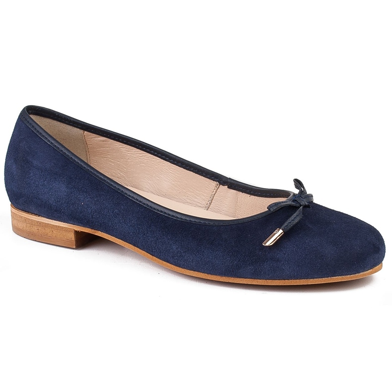 Marco Shoes Wildlederballerinas 1152P in Marineblau navy blau 1