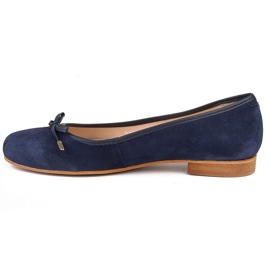 Marco Shoes Wildlederballerinas 1152P in Marineblau navy blau 2
