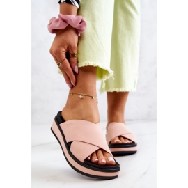 Damenhausschuhe Big Star JJ274722 Rosa 1