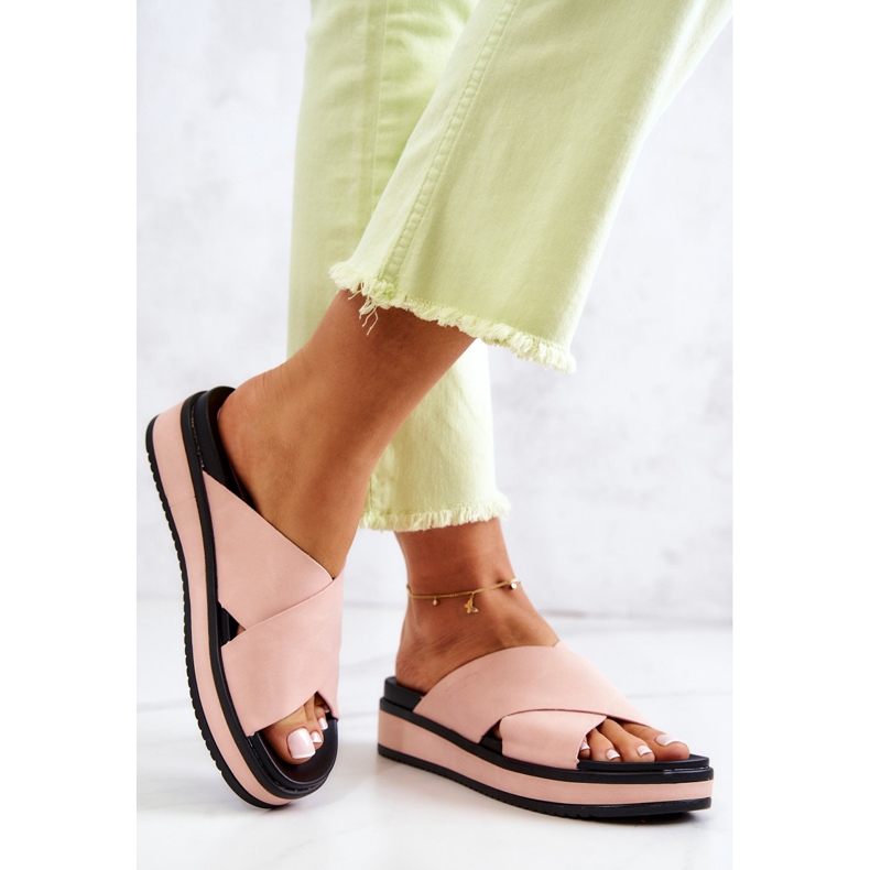 Damenhausschuhe Big Star JJ274722 Rosa 2