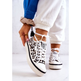 Damen Turnschuhe Pantera Big Star JJ274615 Weiß 1