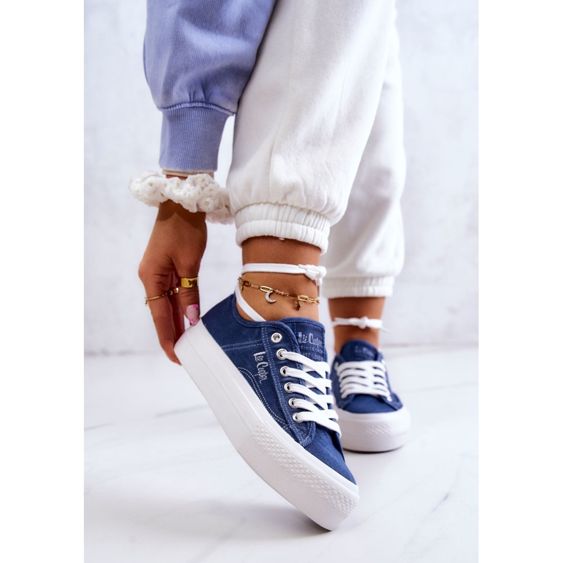 Lee Cooper LCW-22-31-0834L Blau Damen Turnschuhe 2