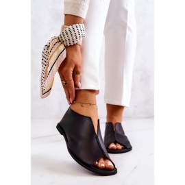 Lederschuhe mit Reißverschluss Nicole 2718/001 Schwarz 1