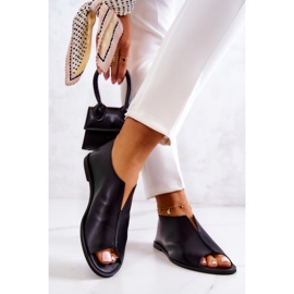 Lederschuhe mit Reißverschluss Nicole 2718/001 Schwarz 2