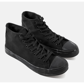 Knöchelhohe Turnschuhe von Paus in Schwarz 1