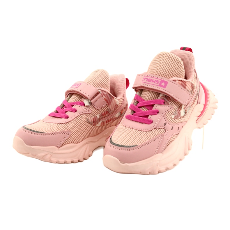 Sportschuhe mit Klettverschluss NEWS 22DZ32-4931 Pink rosa 2