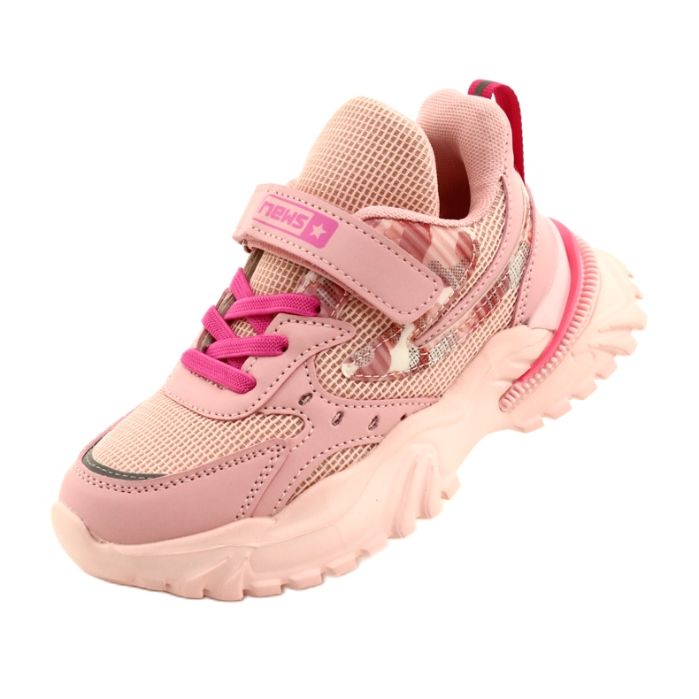 Sportschuhe mit Klettverschluss NEWS 22DZ32-4931 Pink rosa 4