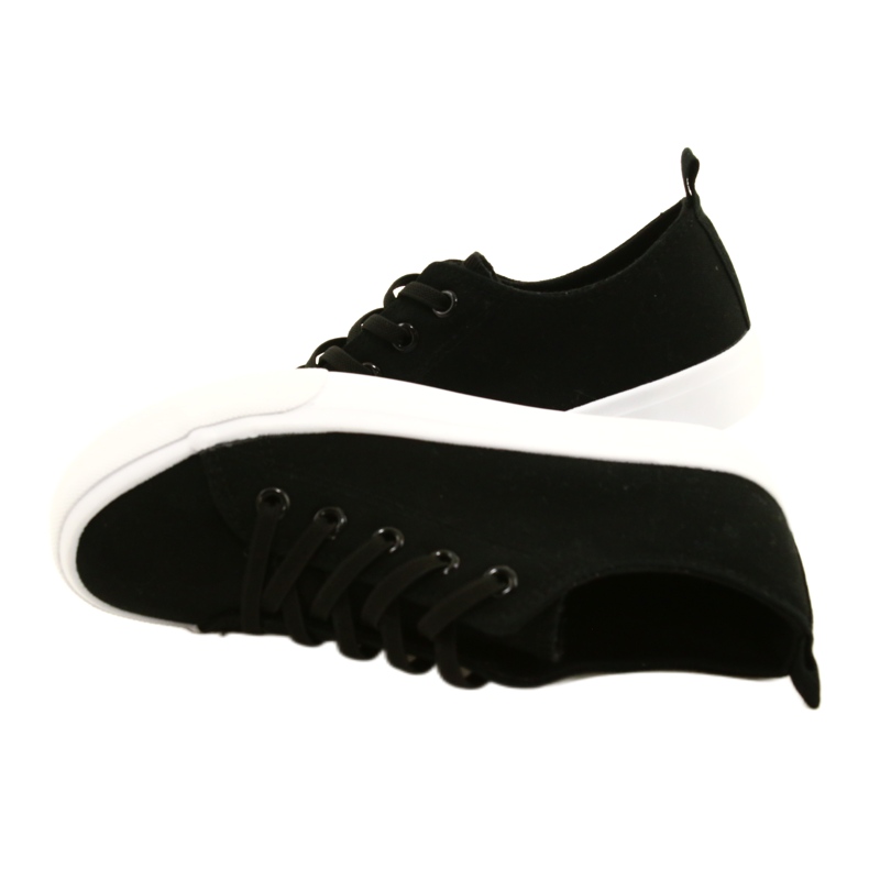 Kinderschwarzer Klassiker Atletico WY20761 Sneakers 4