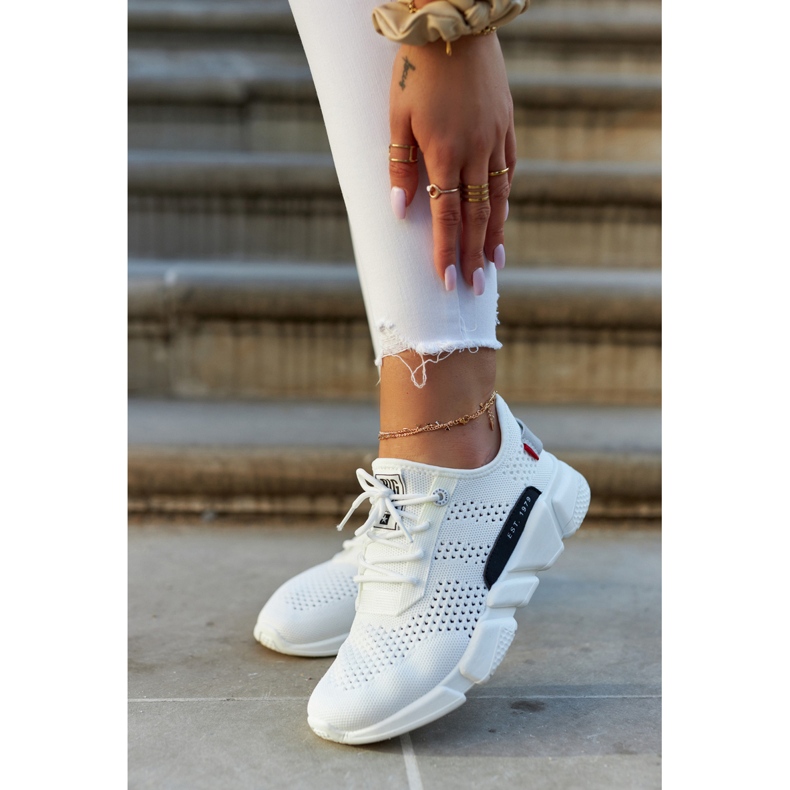 Damen Sportschuhe Memory Foam Big Star JJ274271 Weiß 2