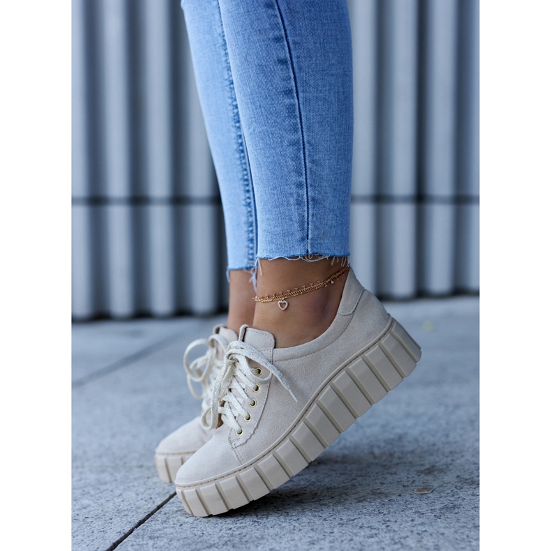 Lewski Shoes Wildlederschuhe Lewski Schuhe 3163 Hellbeige 2