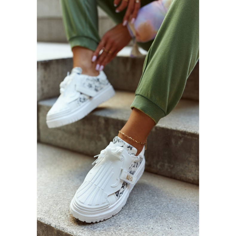 PM1 Damen Sportschuhe Sneakers Weiß-Schwarz Your Dreams 2