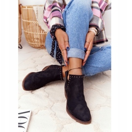 PS1 Schwarze Clever durchbrochene Stiefel mit Cut-Outs 3