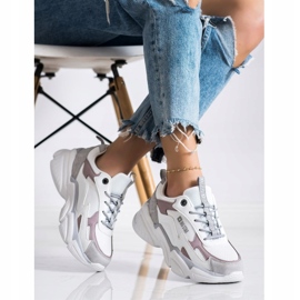 Damen Sneaker Big Star HH274255 beige weiß 2