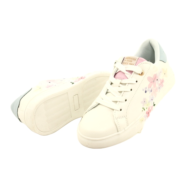 Flowers American Club ES91 weiße Sport-Sneaker 4