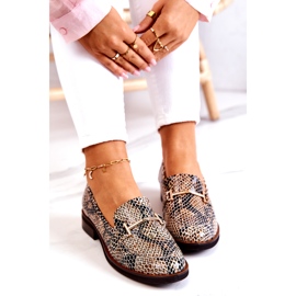 Damenschuhe Laura Messi 2307 Beige-Schwarz 3